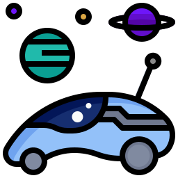 carro espacial Ícone