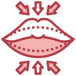 입술 확대 icon