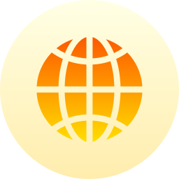 Earth grid icon