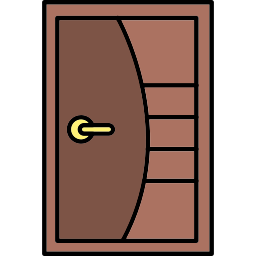 Дверь в комнату иконка