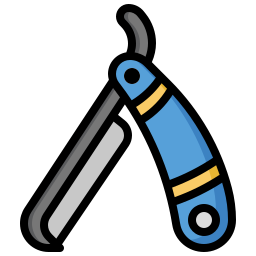 Straight razor icon