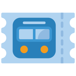 Train ticket icon