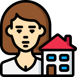 Real estate agent icon