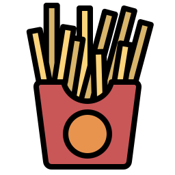 жареный картофель иконка