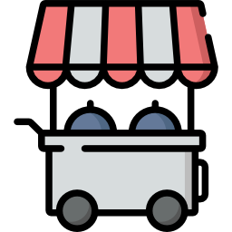 Food stall icon