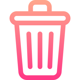 Trash bin icon