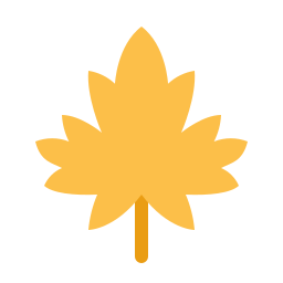 feuille d'érable Icône