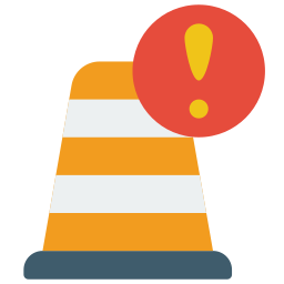 Traffic cone icon