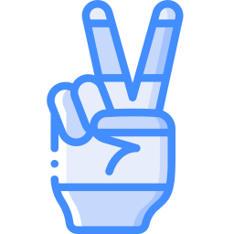 Peace sign icon