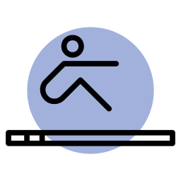 Long jump icon