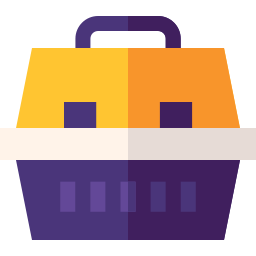 Pet carrier icon