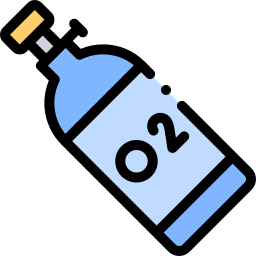 bouteille d'oxygène Icône
