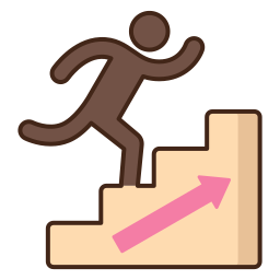 階段を上る icon