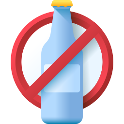 No alcohol icon