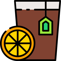 Lemon tea icon