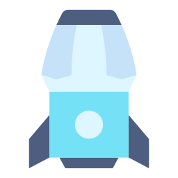 Space capsule icon