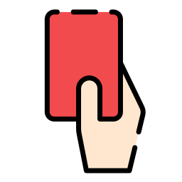 Red card icon