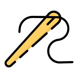 Needle thread icon