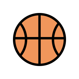 piłka do koszykówki ikona