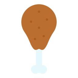 Chicken leg icon