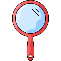 Hand mirror icon