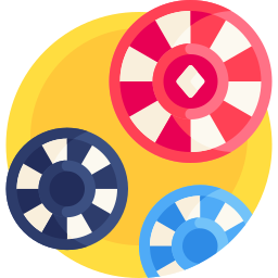 Poker chips icon