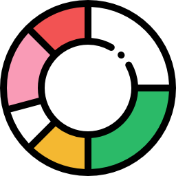 diagramme circulaire Icône