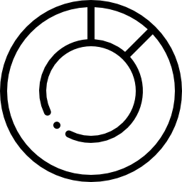 diagramme circulaire Icône