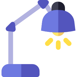 Desk lamp icon