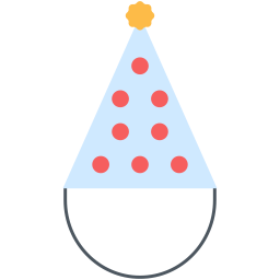 sombrero de fiesta icono