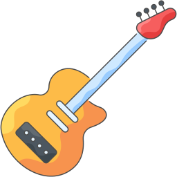Bass guitar icon