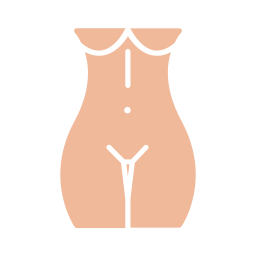 kobiece ciało ikona