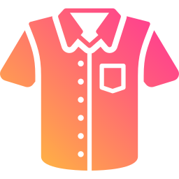 Short sleeve shirt icon