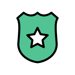 distintivo de polícia Ícone