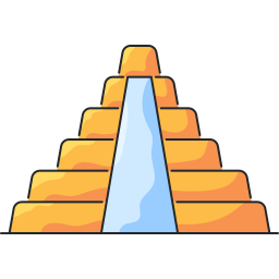 Chichen itza pyramid icon