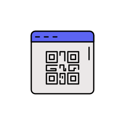 qr-code scannen icoon