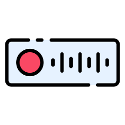 grabación de audio icono