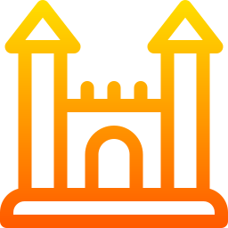 nadmuchiwany zamek ikona