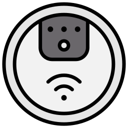 Robot vacuum cleaner icon