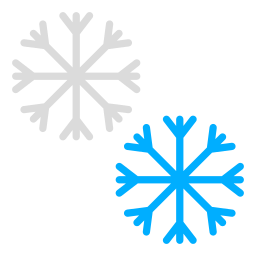 Ice flakes icon