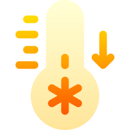 bassa temperatura icona