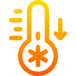 bassa temperatura icona