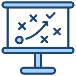stratégie Icône
