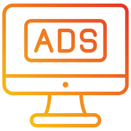 pubblicità digitale icona