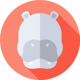 Hippopotamus icon