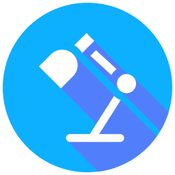 Desk lamp icon