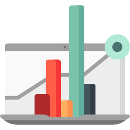 gráfico de barras icono