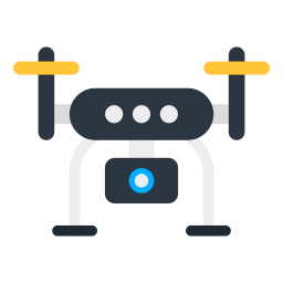 drone de câmera Ícone