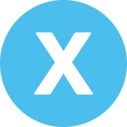lettera x icona