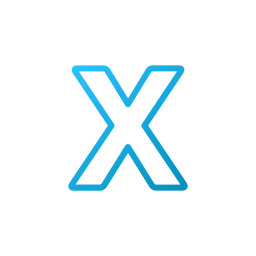 Letter x icon